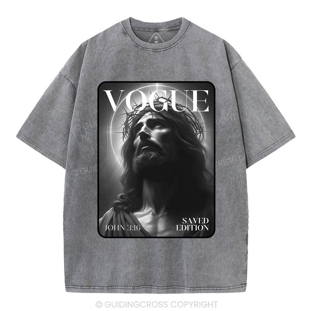 Jesus magazine Christian Washed T-Shirt
