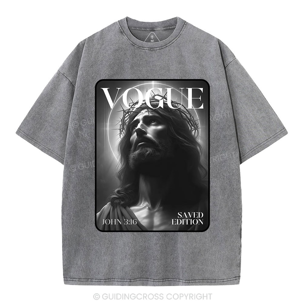 Jesus magazine Christian Washed T-Shirt
