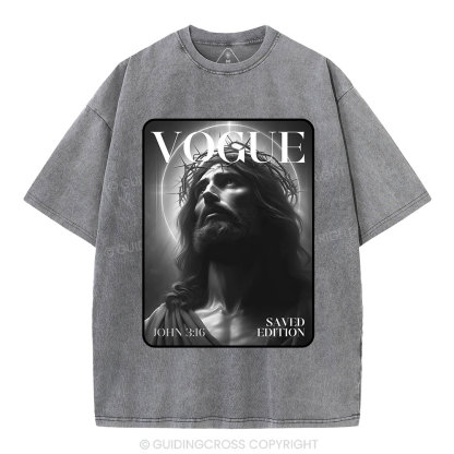 Jesus magazine Christian Washed T-Shirt