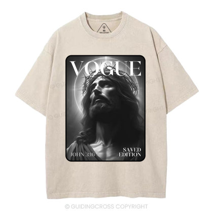 Jesus magazine Christian Washed T-Shirt