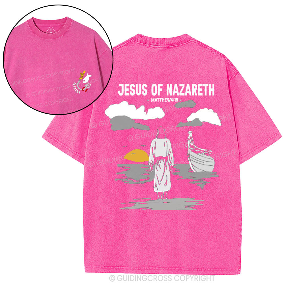 Jesus of Nazareth Christian Washed T-Shirt