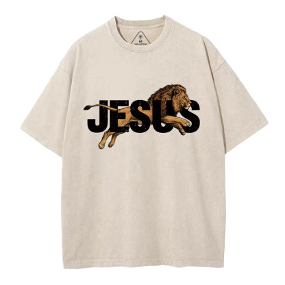 Jesus Christian Washed T-Shirt