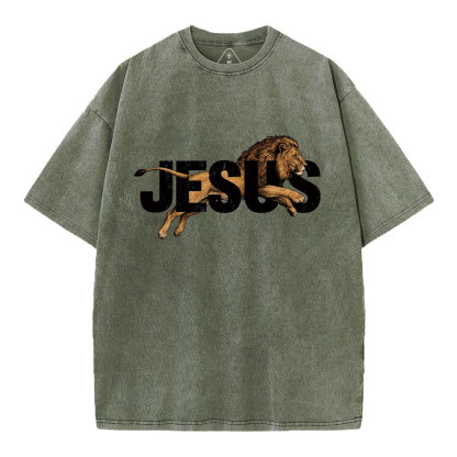 Jesus Christian Washed T-Shirt