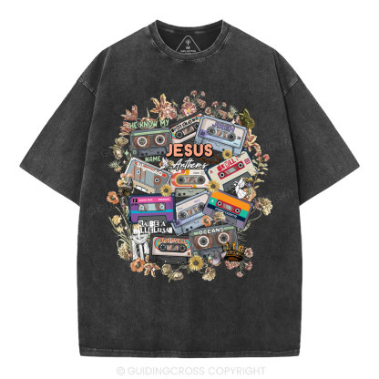 Jesus Anthems Christian Washed T-Shirt