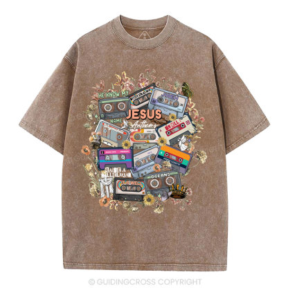 Jesus Anthems Christian Washed T-Shirt