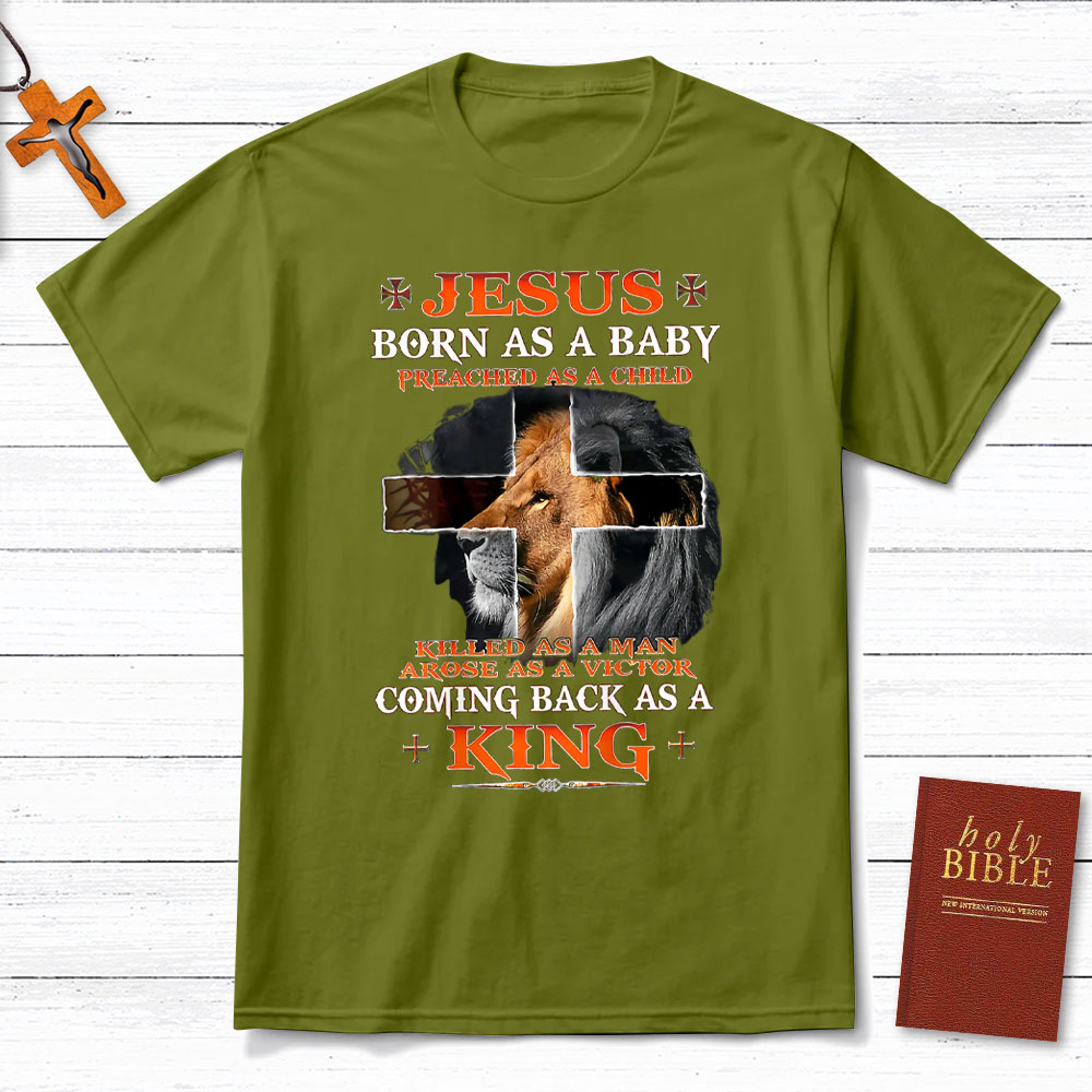 Jesus Born As A Baby Christian T-Shirt