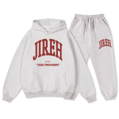 Jireh Christian Fleece Hoodie Set