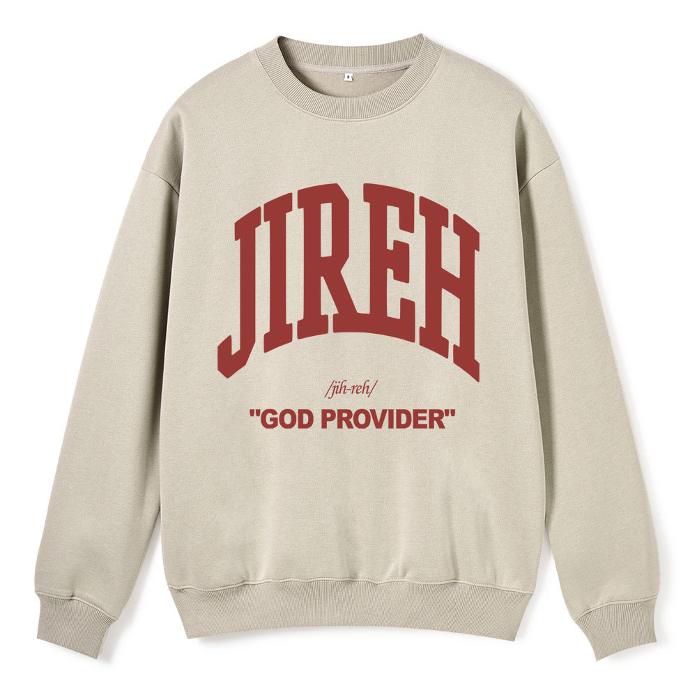 Jireh Christian Fleece Sweatshirt Sale - GuidingCross
