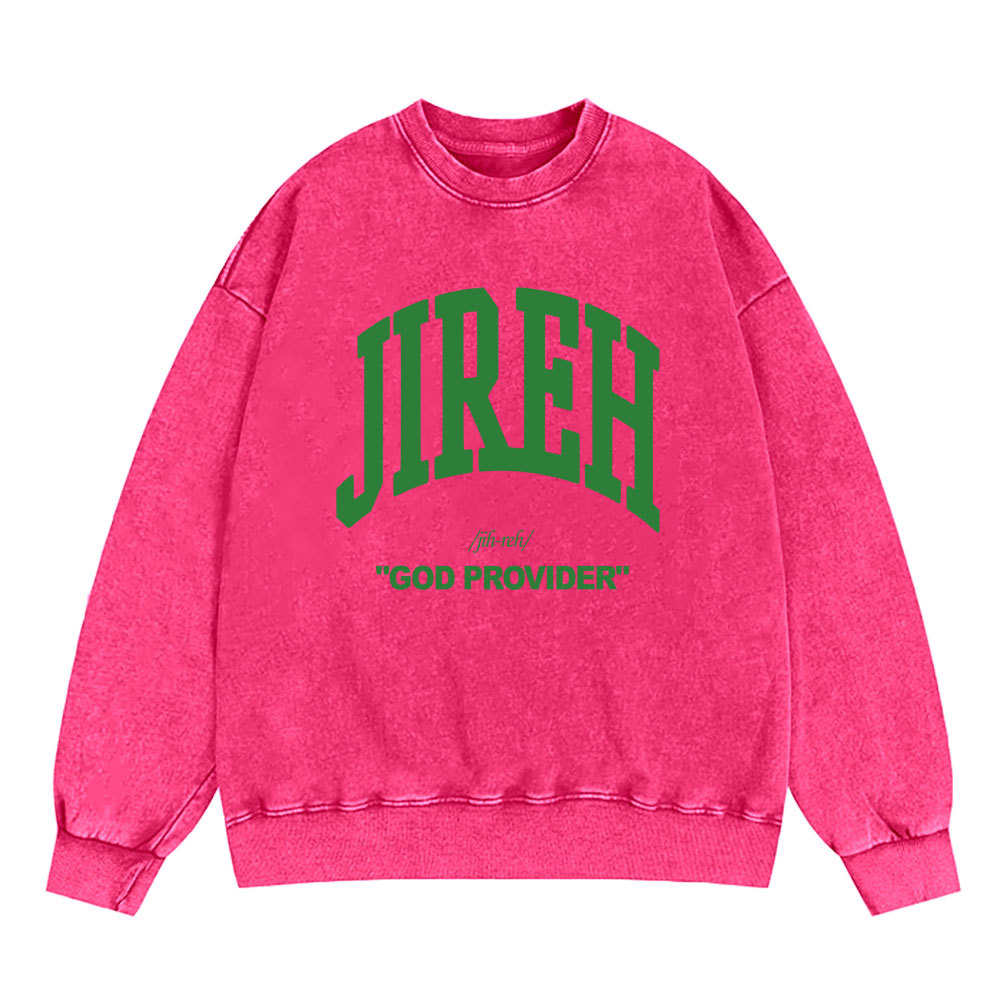 Jireh Christian Washed Sweatshirt