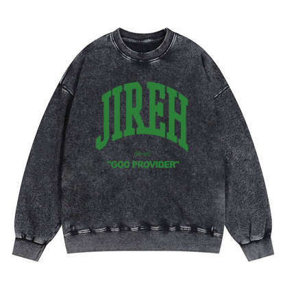Jireh Christian Washed Sweatshirt