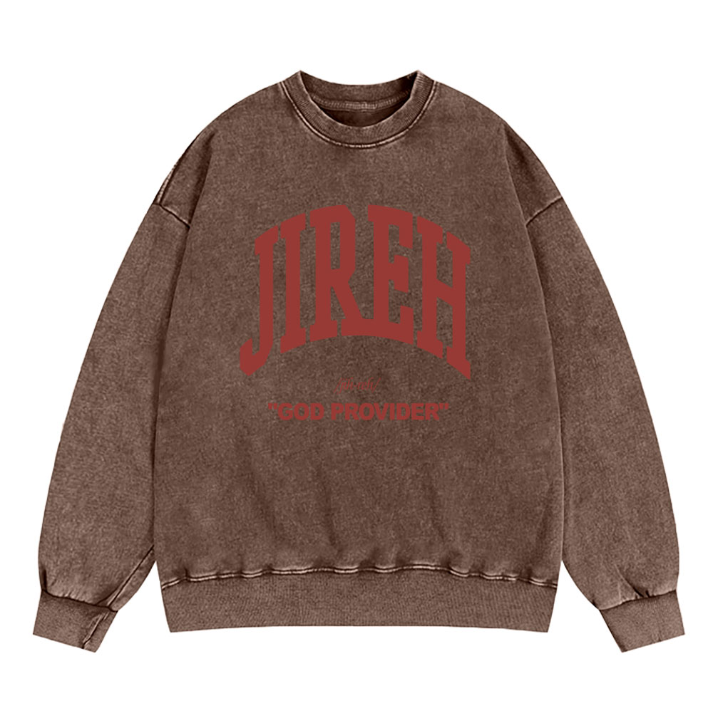 Jireh Christian Washed Sweatshirt
