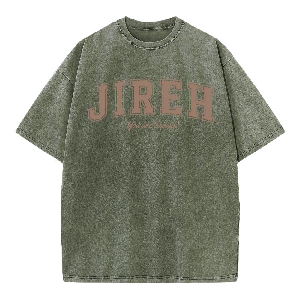 Jireh Christian Washed T-Shirt Sale - GuidingCross