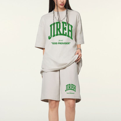 Jireh Christian Washed T-Shirt & Shorts