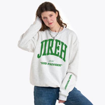 Jireh God Provider Christian Fleece Sweatshirt