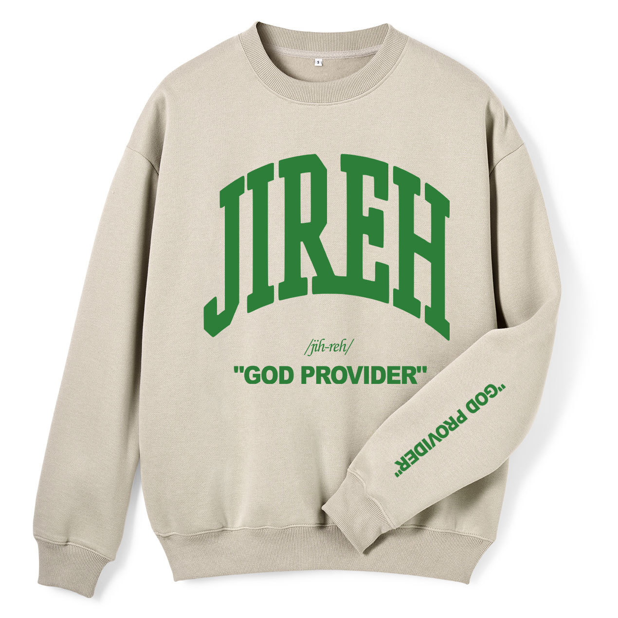 Jireh God Provider Christian Fleece Sweatshirt