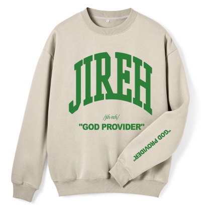 Jireh God Provider Christian Fleece Sweatshirt