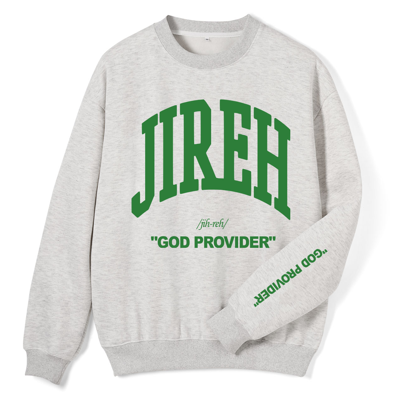 Jireh God Provider Christian Fleece Sweatshirt