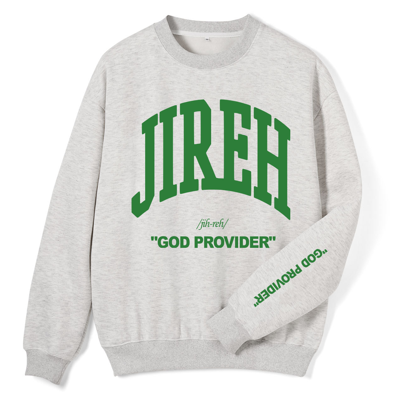 Jireh God Provider Christian Fleece Sweatshirt