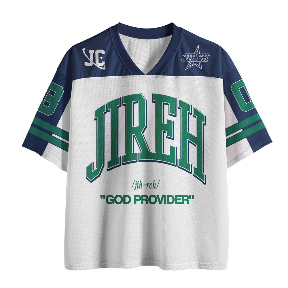 Jireh God Provider Christian Mesh Jersey