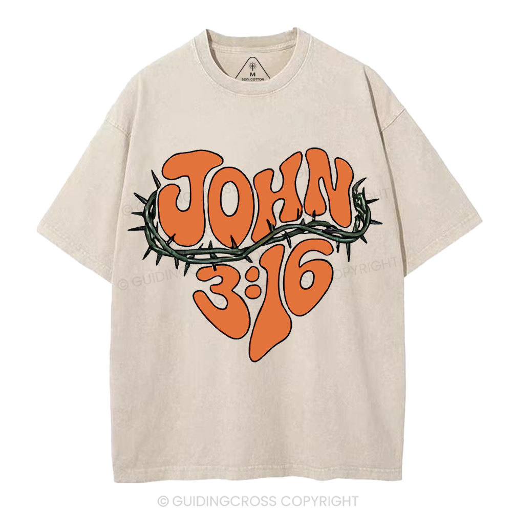 New-Sample Christian Washed T-Shirt Sale - GuidingCross