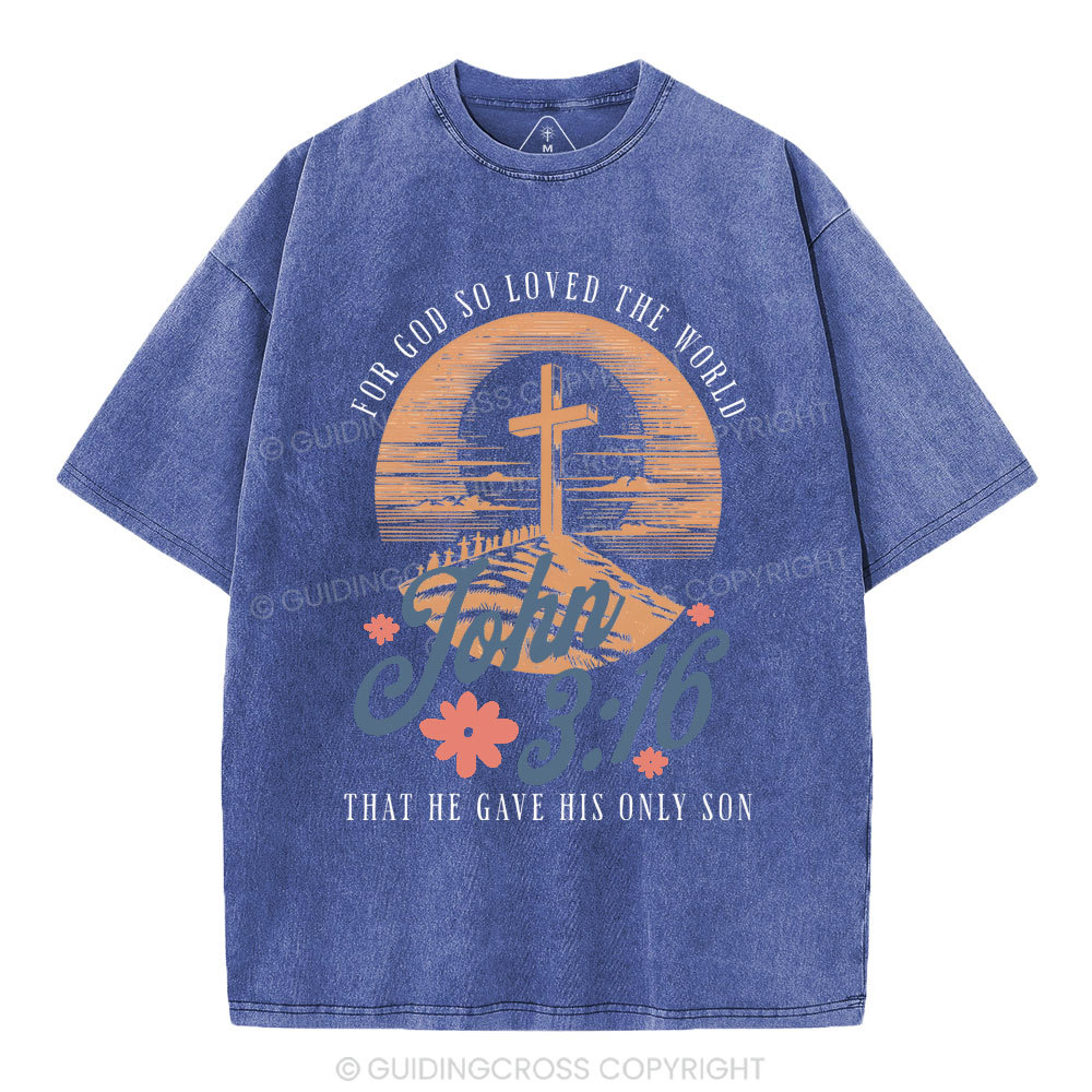 John 316 Christian Washed T-Shirt