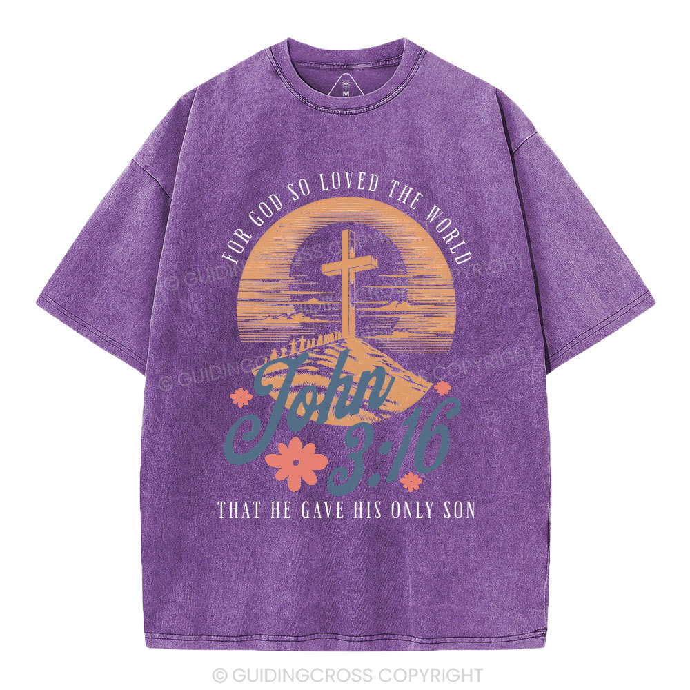 John 316 Christian Washed T-Shirt