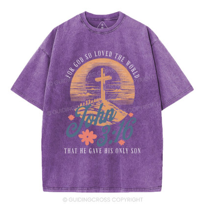 John 316 Christian Washed T-Shirt