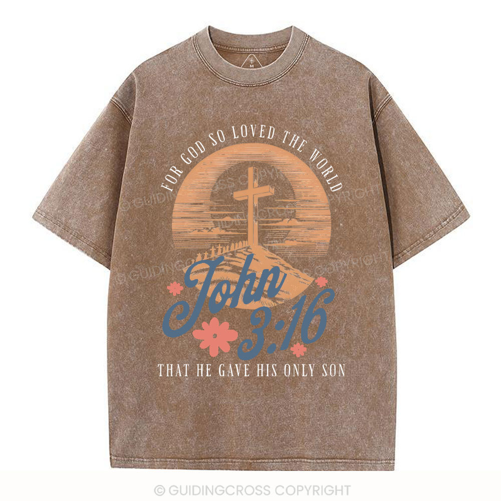 John 316 Christian Washed T-Shirt