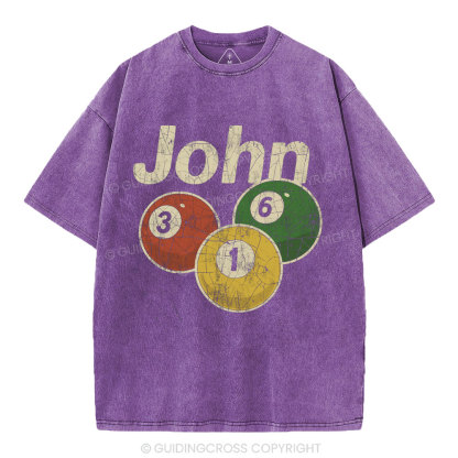 John 316 Christian Washed T_Shirt