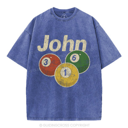 John 316 Christian Washed T_Shirt