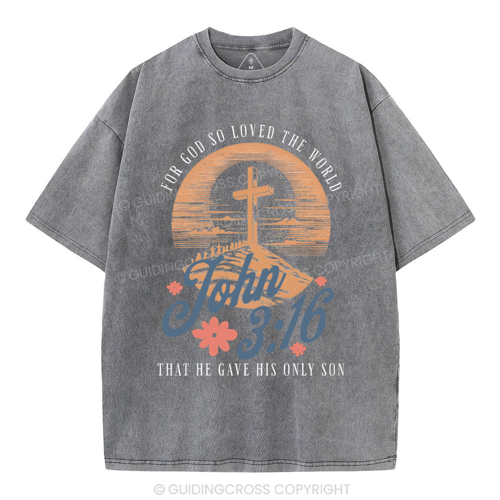 John 316 Christian Washed T-Shirt