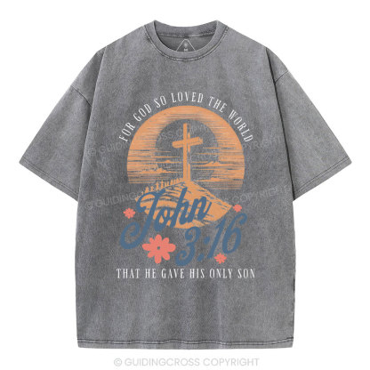 John 316 Christian Washed T-Shirt