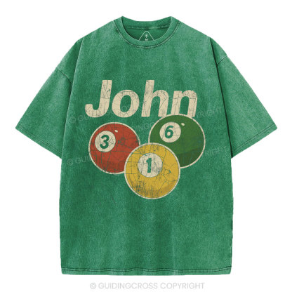 John 316 Christian Washed T_Shirt