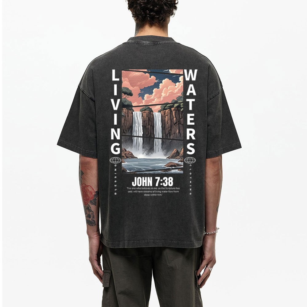 John 738 Christian Washed T-Shirt