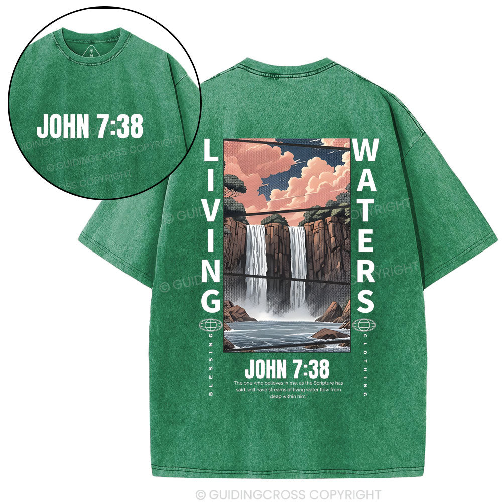 John 738 Christian Washed T-Shirt