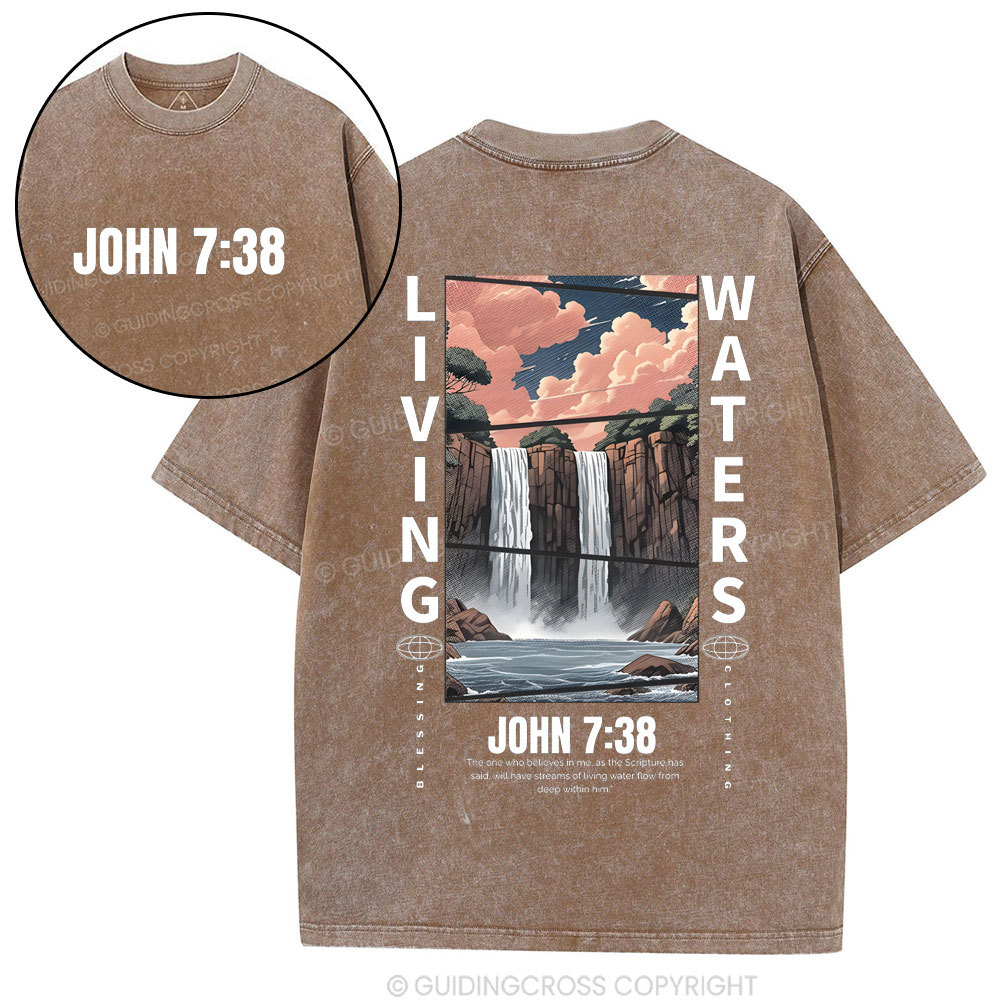 John 738 Christian Washed T-Shirt