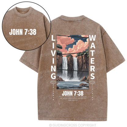 John 738 Christian Washed T-Shirt