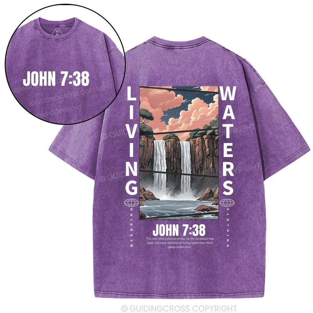 John 738 Christian Washed T-Shirt