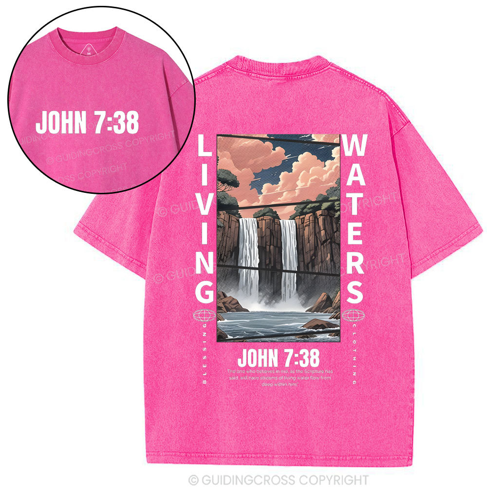 John 738 Christian Washed T-Shirt