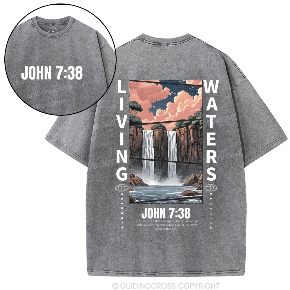 John 738 Christian Washed T-Shirt