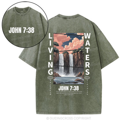 John 738 Christian Washed T-Shirt