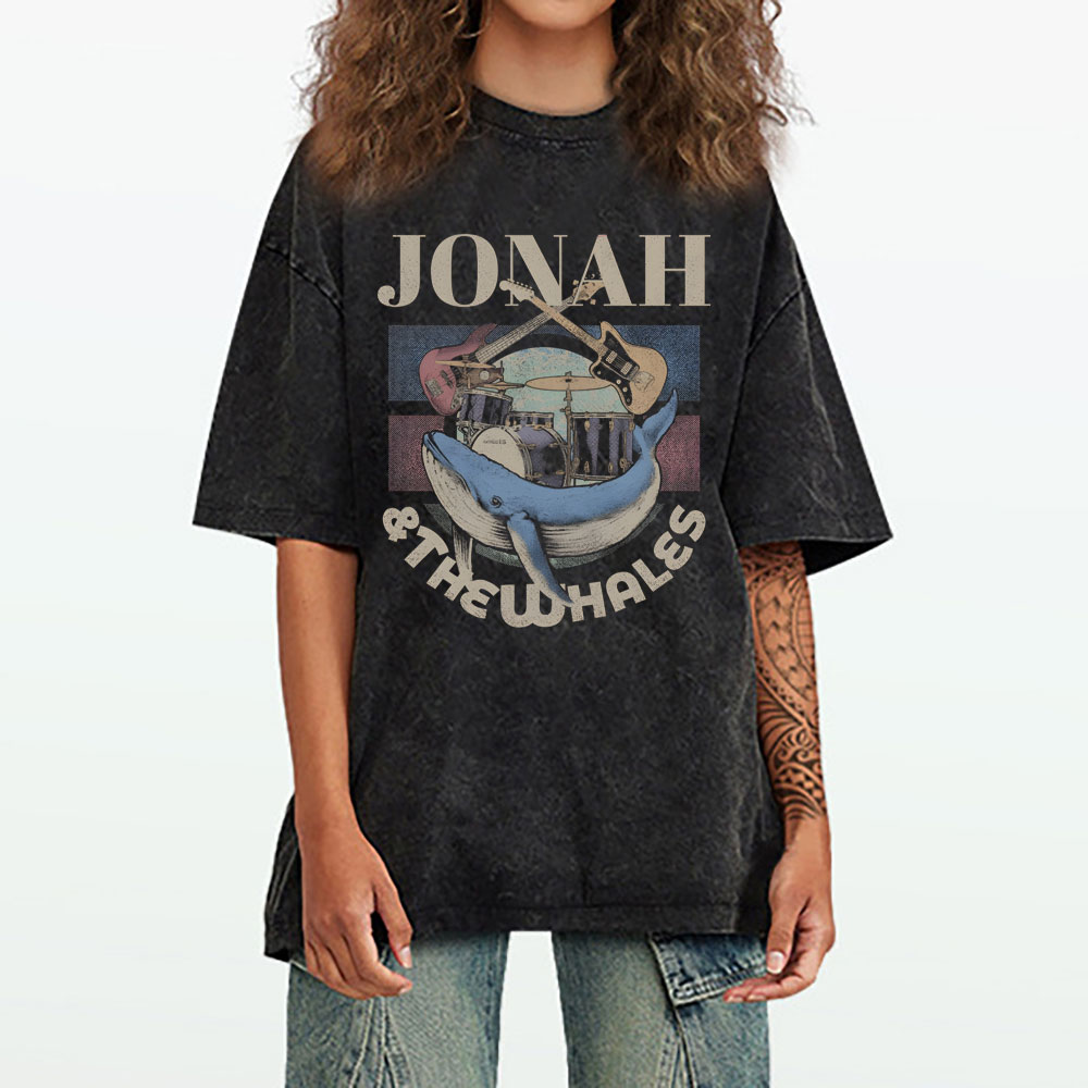Jonah And The Whales Christian Washed T-Shirt