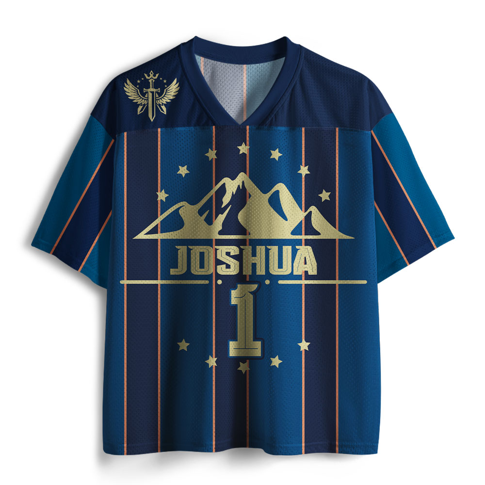 Joshua 1 Christian Mesh Jersey