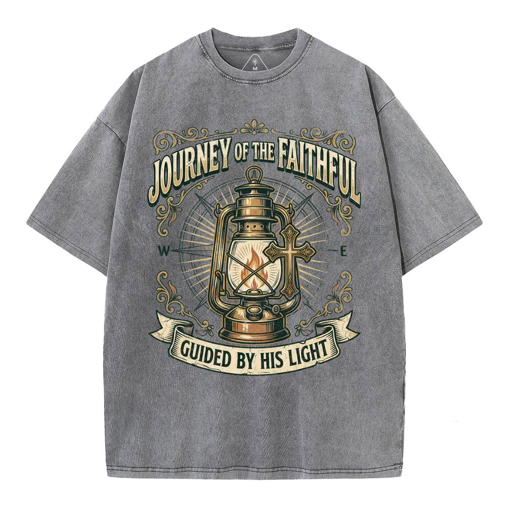 New-Sample Christian Washed T-Shirt双面原件31.95 Sale - GuidingCross