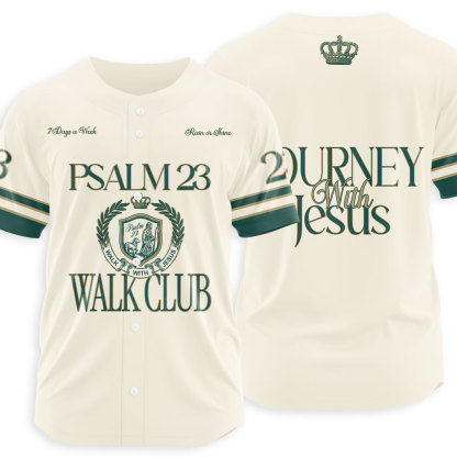 Journey With Jesus Christian Baseball Jersey