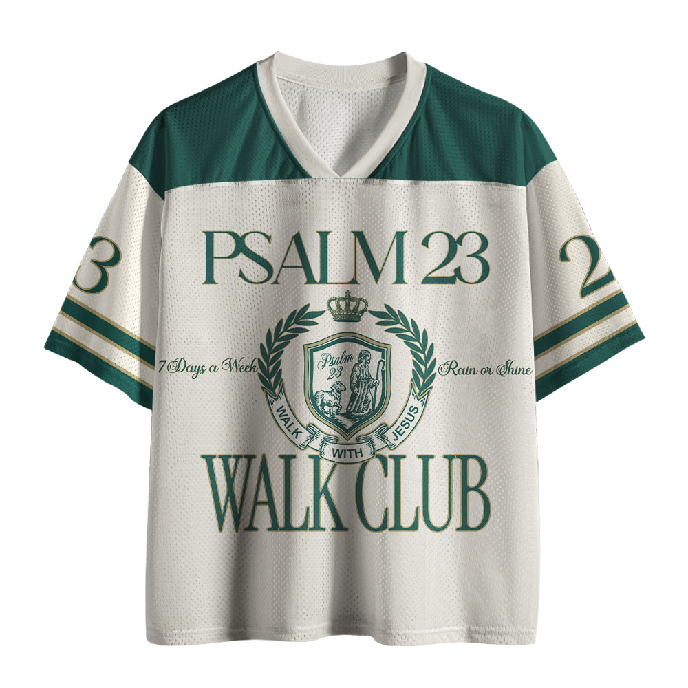Journey With Jesus Christian White Mesh Jersey