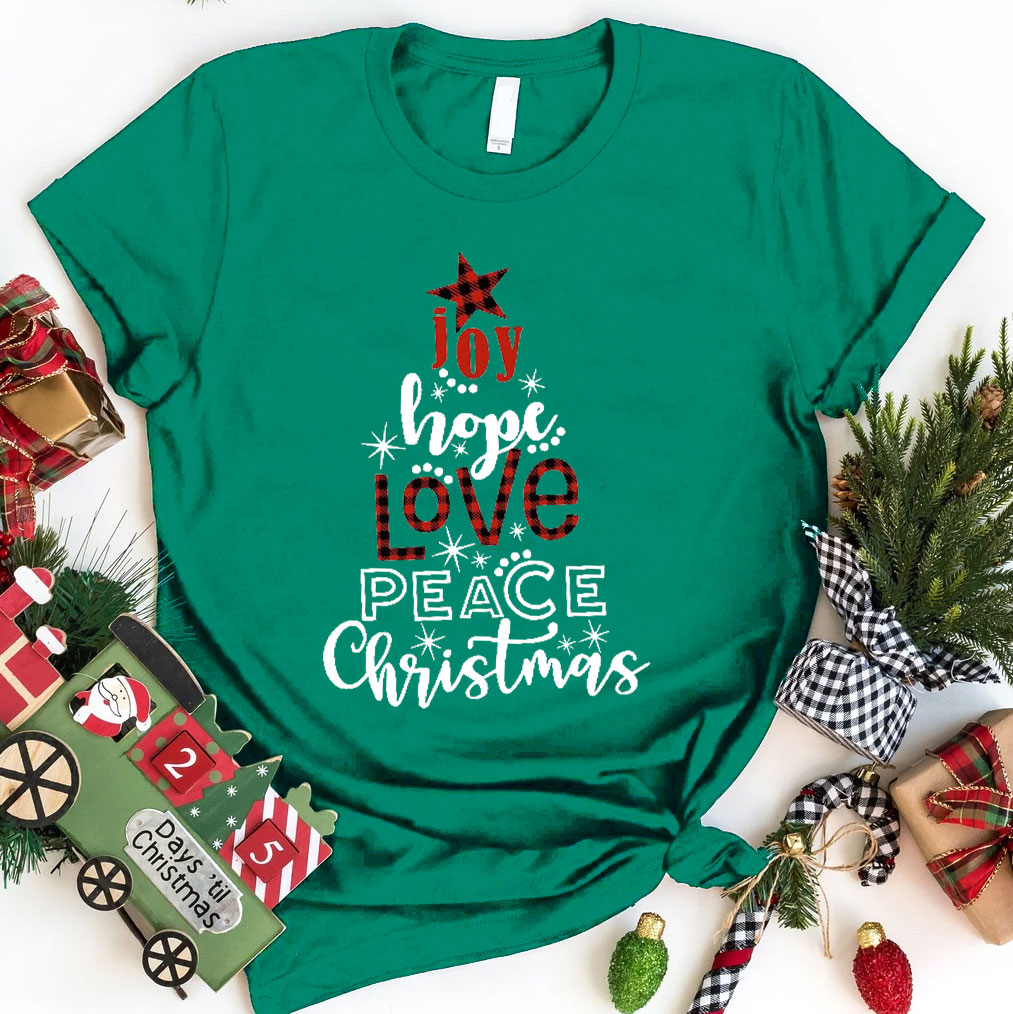 Joy And Hope Christmas Christian T-Shirt