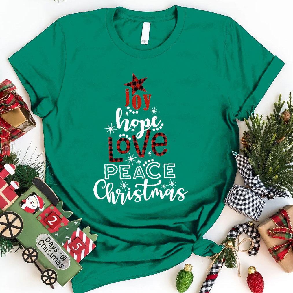 Joy And Hope Christmas Christian T-Shirt