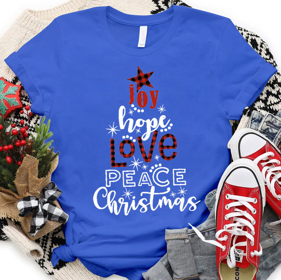 Joy And Hope Christmas Christian T-Shirt