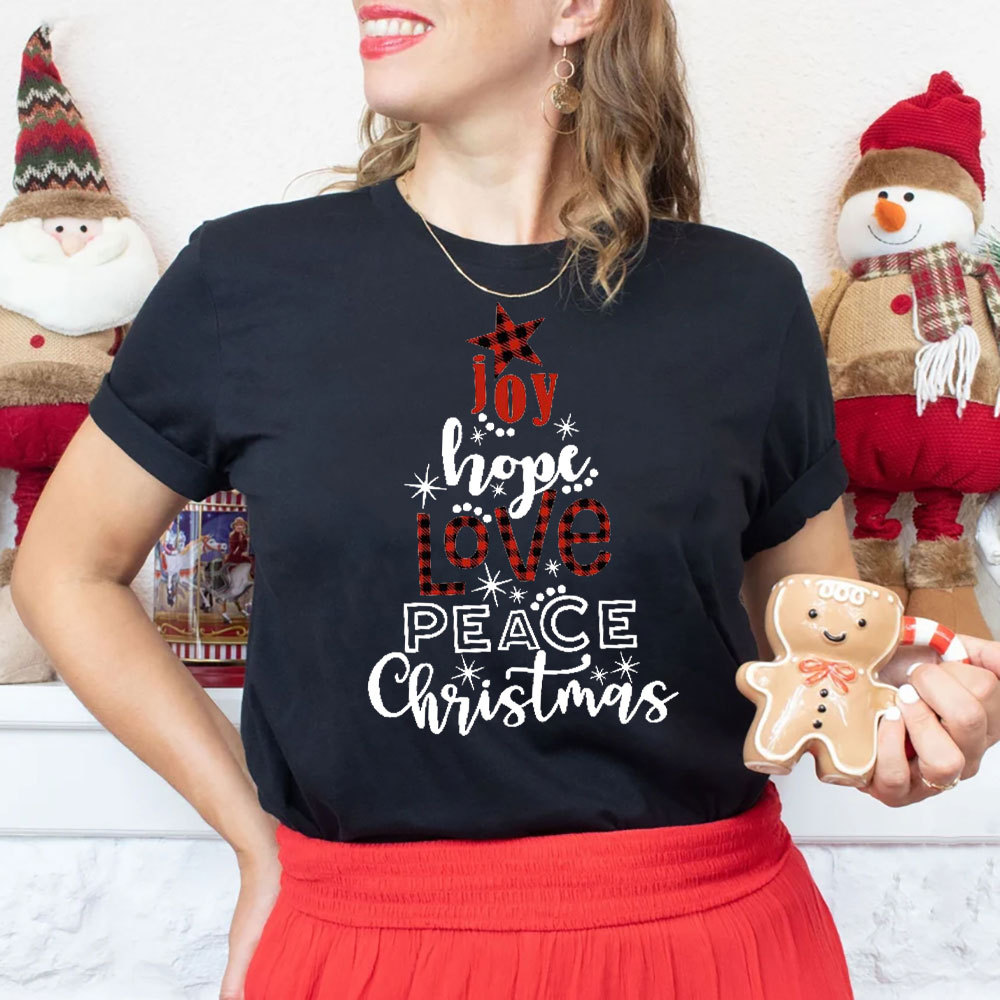 Joy And Hope Christmas Christian T-Shirt